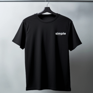 Simple By Anurag Black T-Shirt