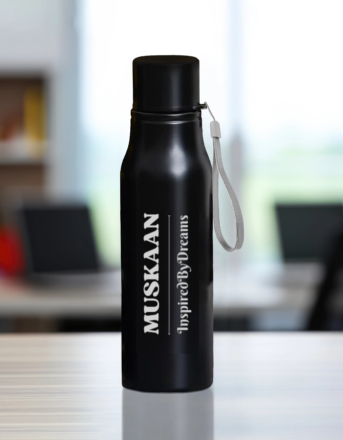 Muskaan - Water Bottle - Engraving