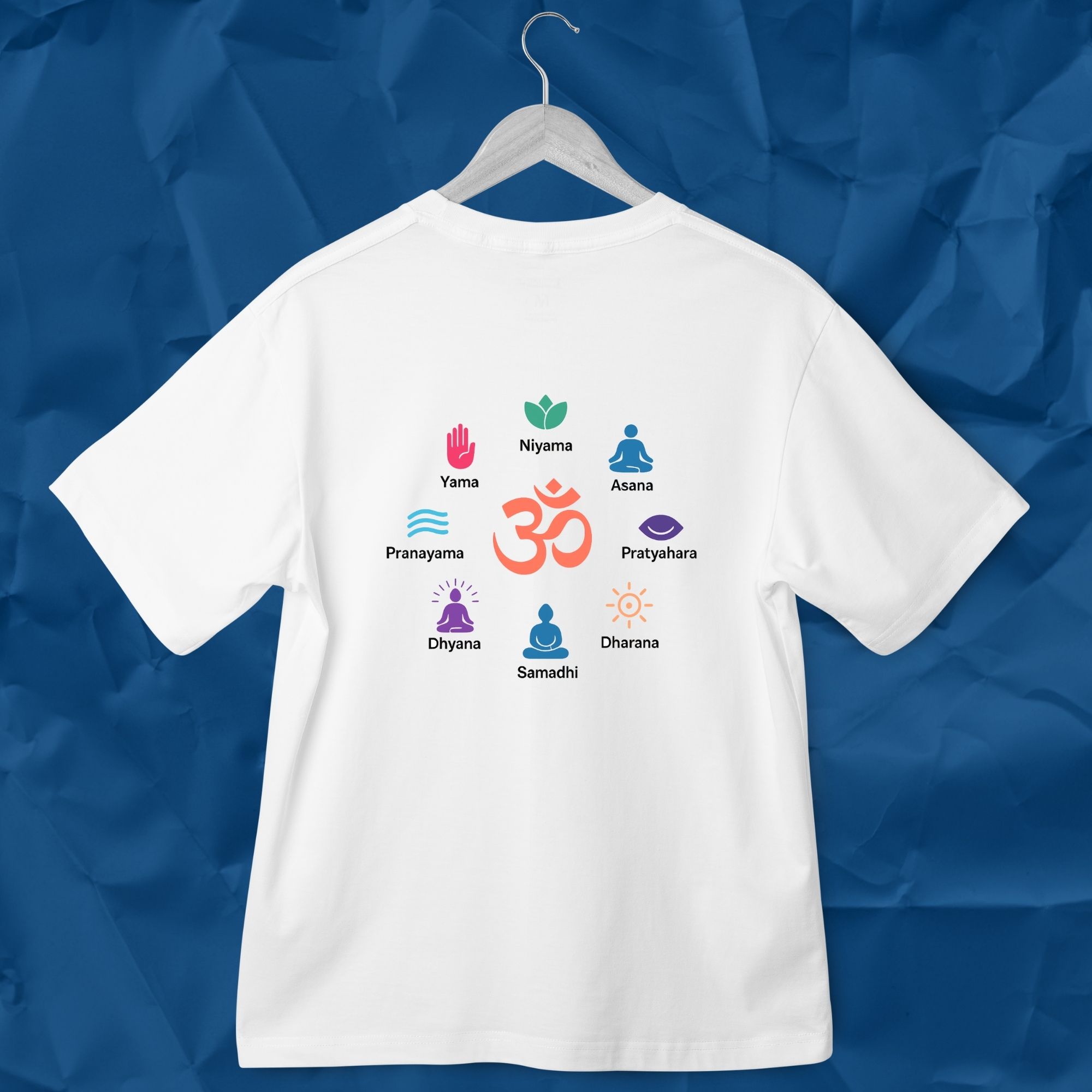 Ashtaang Yog - White T-Shirt - Image 4