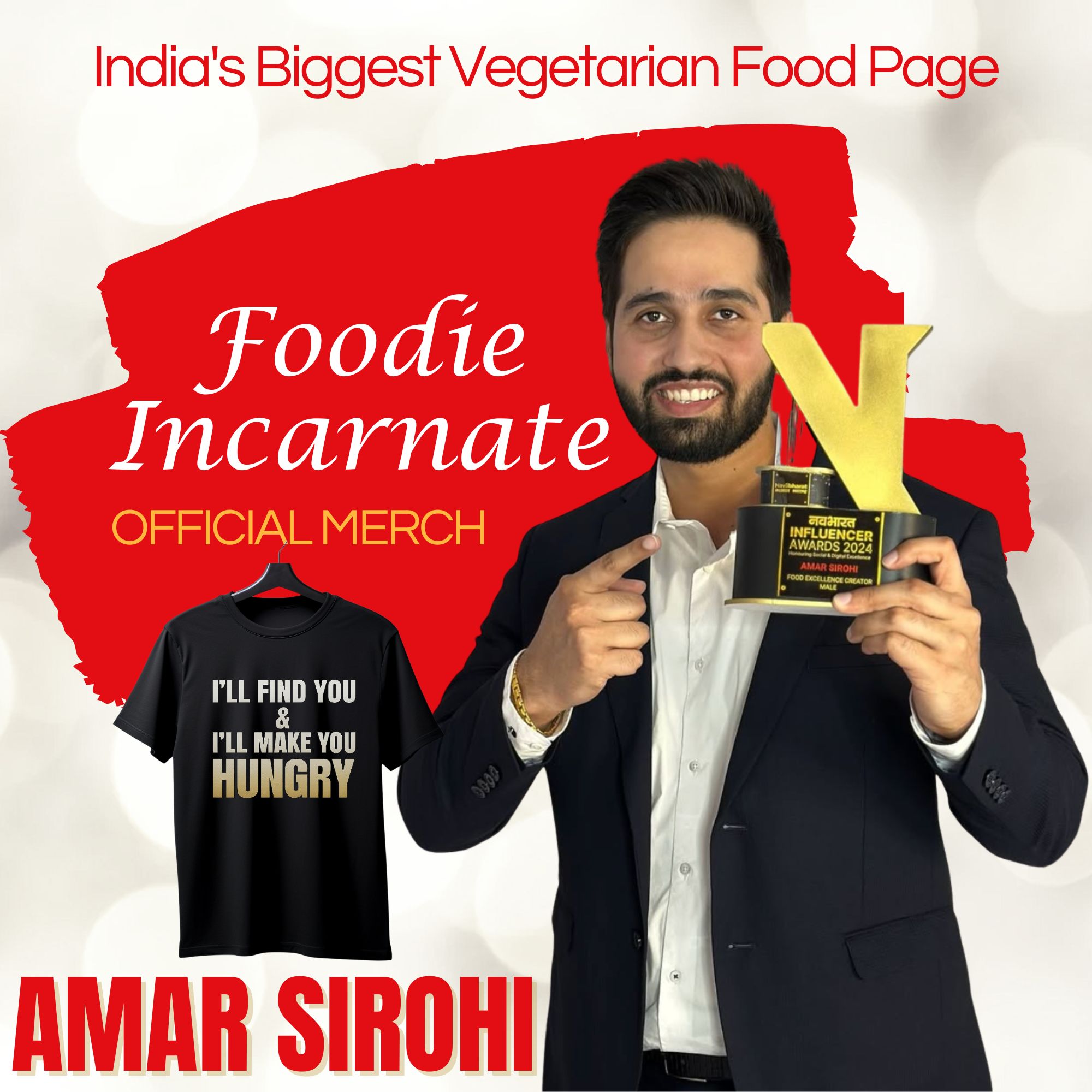 I'll make you Hungry - Black T-Shirt - Image 2