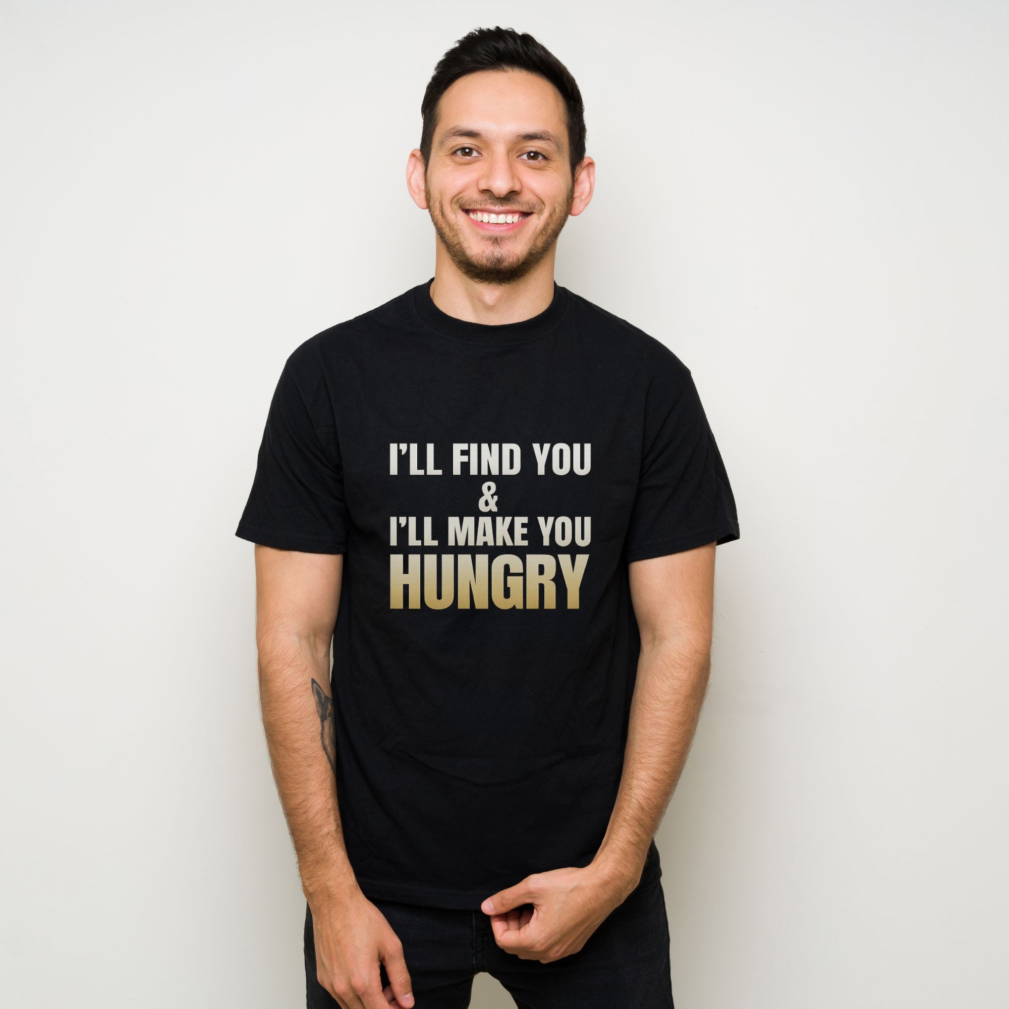 I'll make you Hungry - Black T-Shirt - Image 6