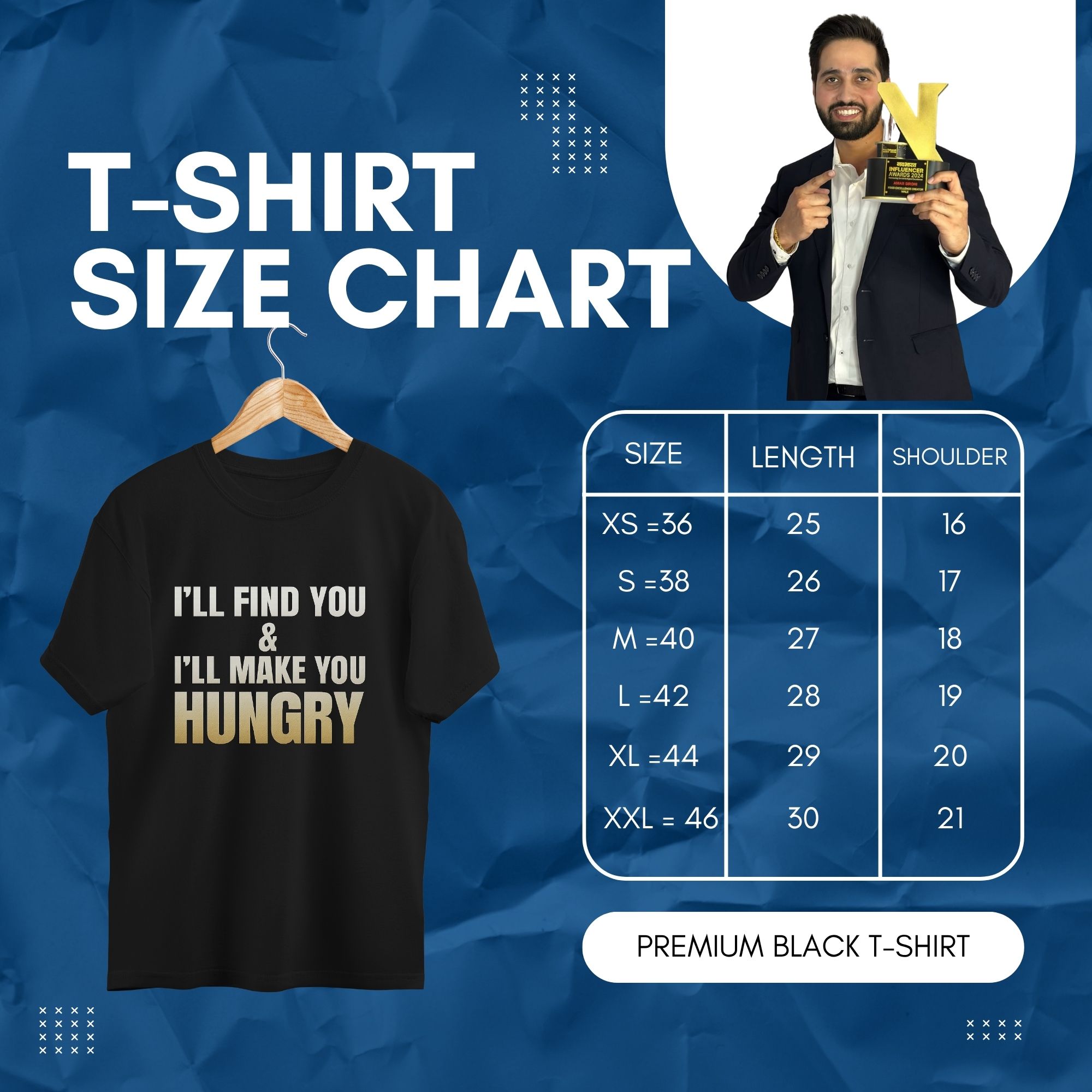 I'll make you Hungry - Black T-Shirt - Image 10