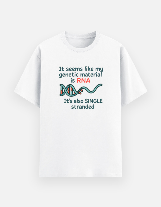 My Genetic Material is RNA - Unisex T-Shirt - Image 2